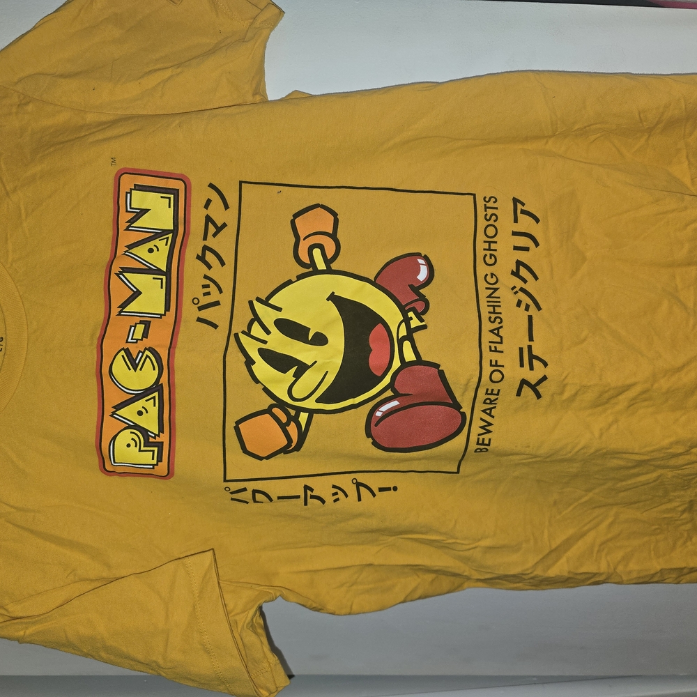 Yellow Pac-Man Graphic T-Shirt